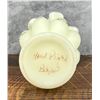 Image 5 : Fenton Glass Yellow Custard Ruffled Vase