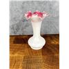 Image 3 : Fenton Glass Peach Crest Ruffled Vase