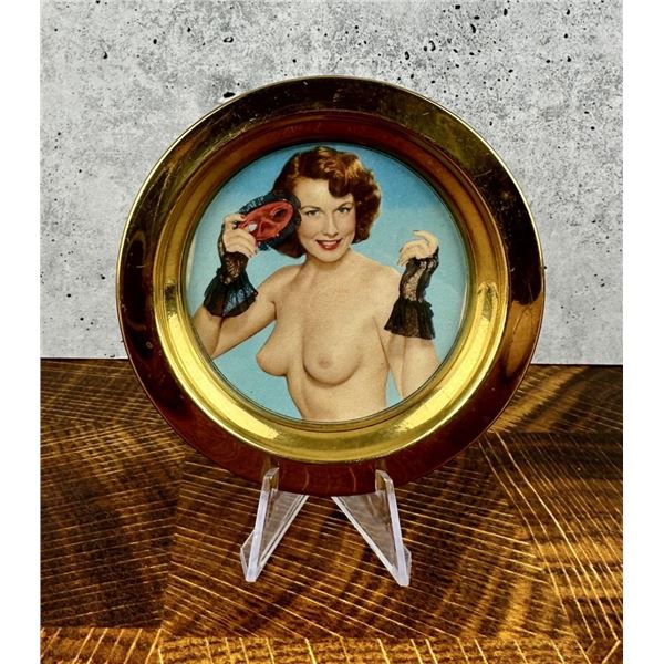 Mid Century Risque Nude Tip Tray