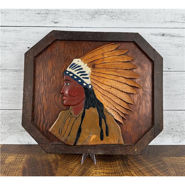 Folk Art Flathead Lake Montana Souvenir