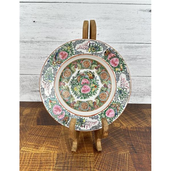Antique Chinese Famille Rose Plate