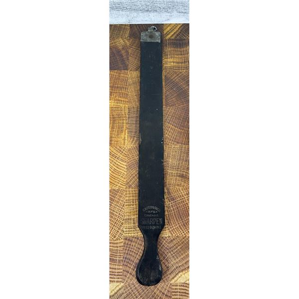Antique Leather Razor Honing Strop