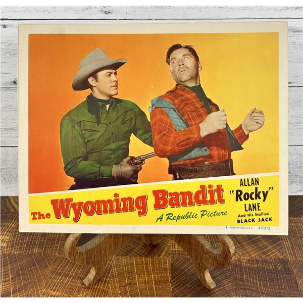 The Wyoming Bandit Movie Lobby Card Poster