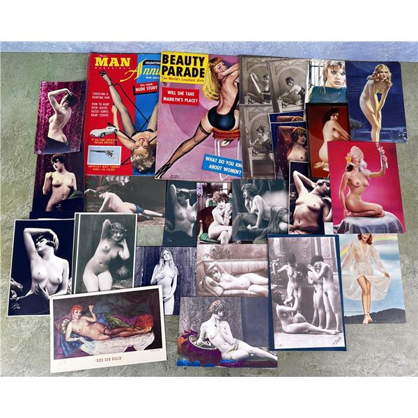 Risque Nude Photo Cards & Magazines