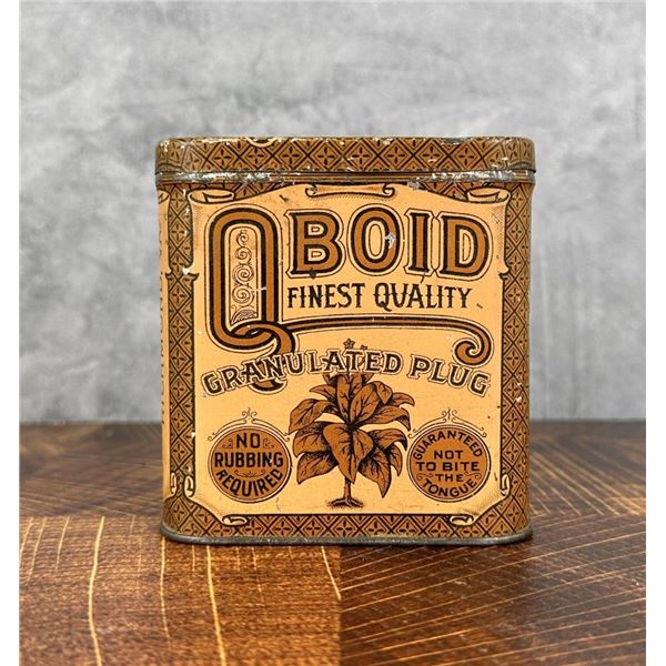 Qboid Plug Cut Tobacco Tin