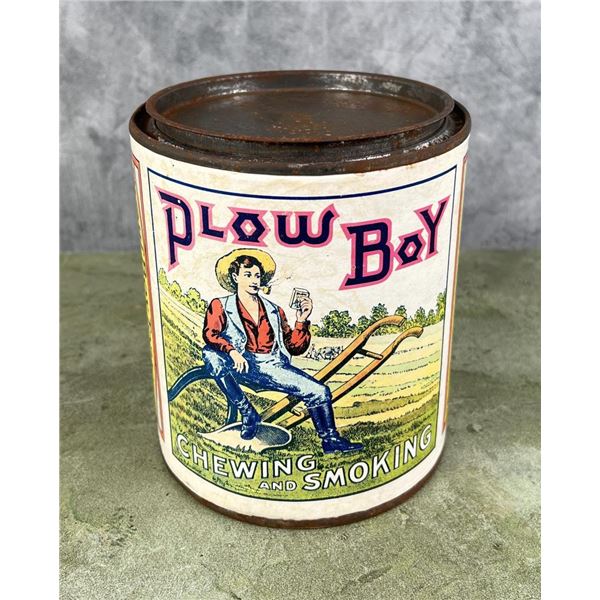 Plow Boy Tobacco Tin