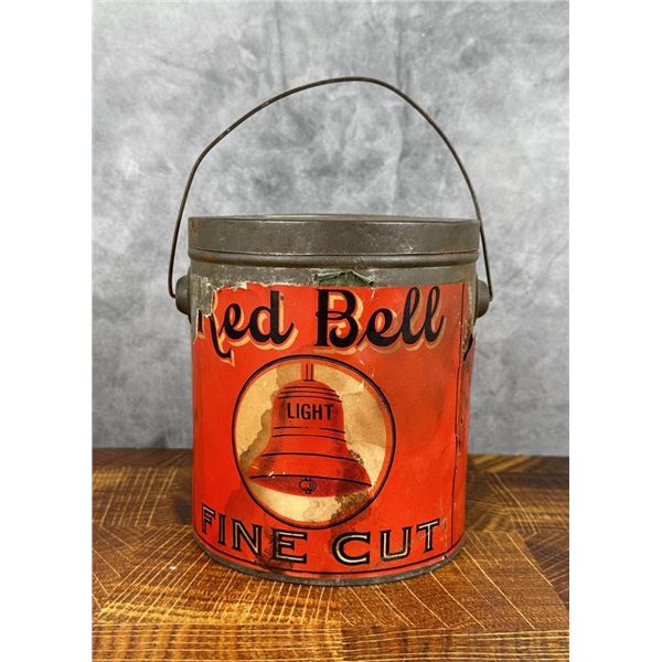 Red Bell Fine Cut Chewing Tobacco Tin