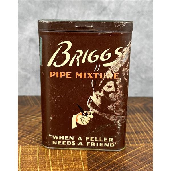 Briggs Pipe Mixture Pocket Tobacco Tin