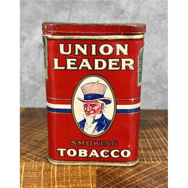 Union Leader Smoking Tobacco Pocket Tin