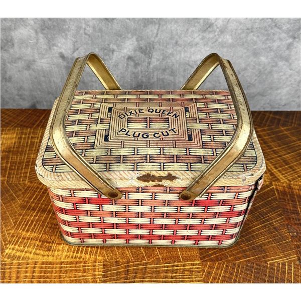 Dixie Queen Plug Cut Tobacco Tin