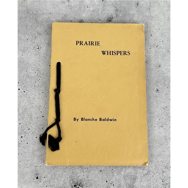 Prairie Whispers Author Signed