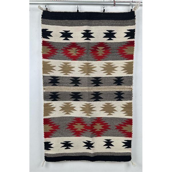Navajo Indian Ganado Double Saddle Blanket Rug