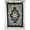 Image 1 : Navajo Indian Two Grey Hills Blanket Rug