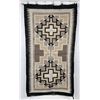 Image 1 : Navajo Indian Two Grey Hills Blanket Rug