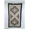 Image 4 : Navajo Indian Two Grey Hills Blanket Rug