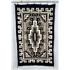 Image 1 : Navajo Indian Two Grey Hills Blanket Rug