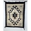 Image 2 : Navajo Indian Two Grey Hills Blanket Rug