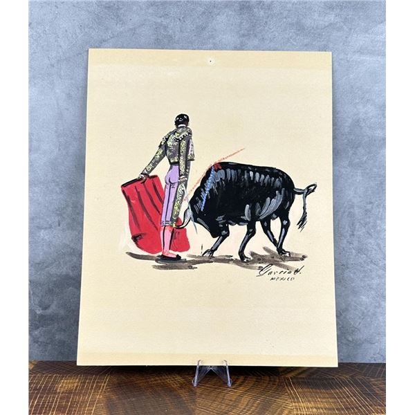 Mexican Bullfighter Matador Painting