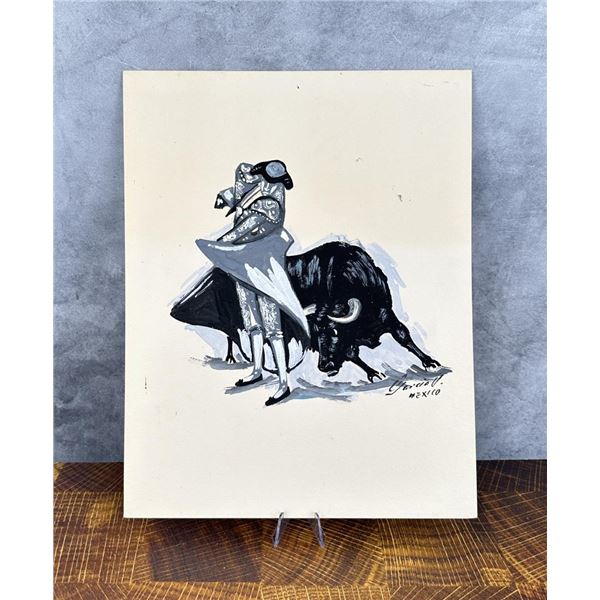 Mexican Bullfighter Matador Painting