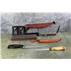Image 1 : Collection of Fishing Knives and Stone