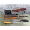 Image 4 : Collection of Fishing Knives and Stone