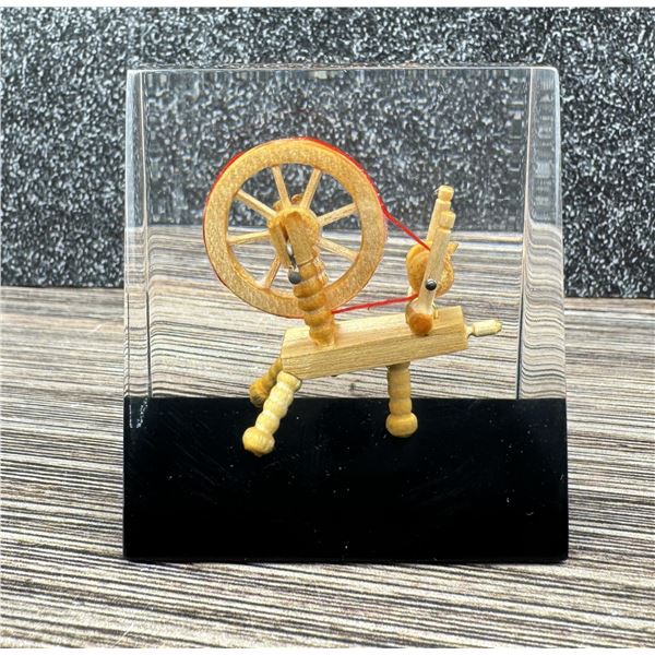 Spinning Wheel Paperweight