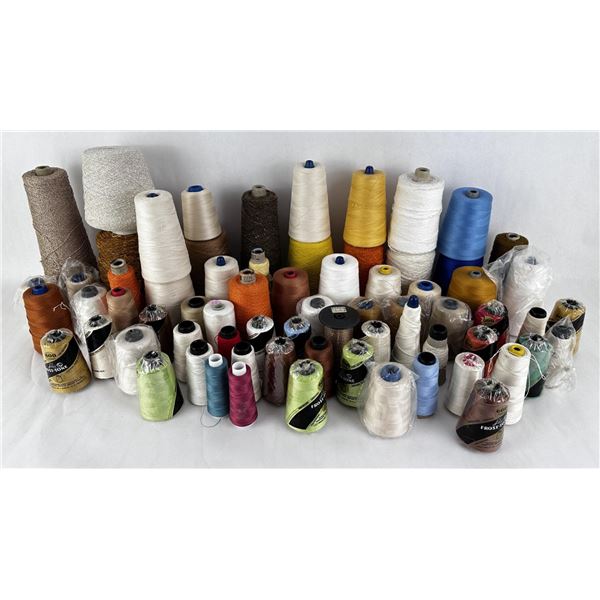 Large Grouping of Crochet Yarn Thread