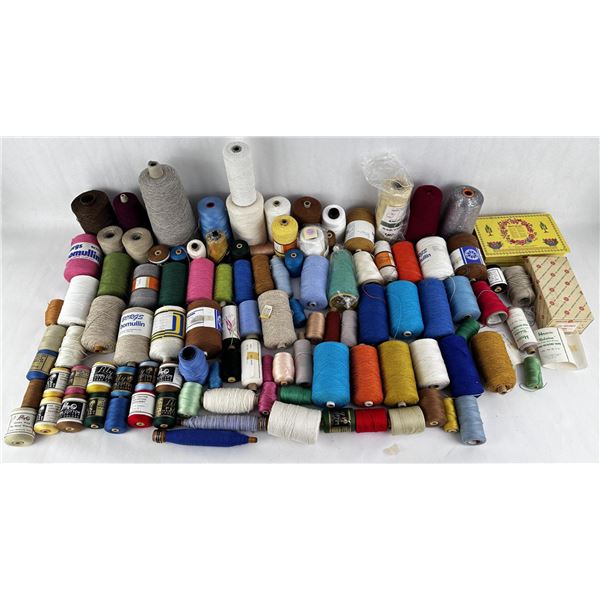 Large Grouping of Crochet Yarn Thread