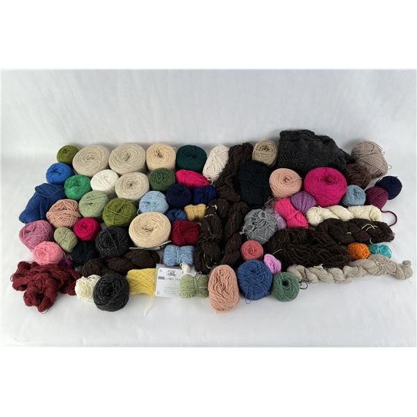 Large Grouping of Crochet Yarn