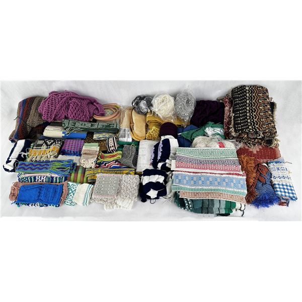 Collection of Unfinished Knit Crochet Projects