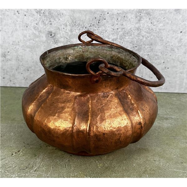 Hand Hammered Copper Pot