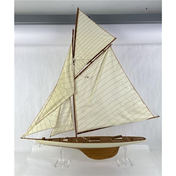 Antique Wood Pond Boat