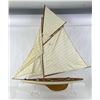 Image 1 : Antique Wood Pond Boat