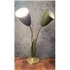 Image 1 : Mid Century Laurel Cattails Gooseneck Table Lamp