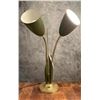 Image 2 : Mid Century Laurel Cattails Gooseneck Table Lamp