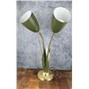 Image 3 : Mid Century Laurel Cattails Gooseneck Table Lamp