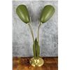 Image 4 : Mid Century Laurel Cattails Gooseneck Table Lamp