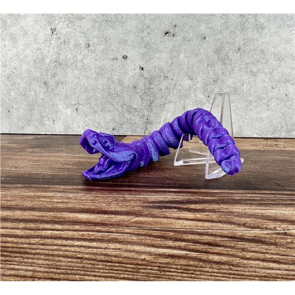 3D Printed Articulated Rattlesnake
