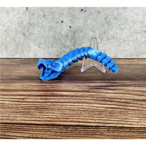 3D Printed Articulated Rattlesnake
