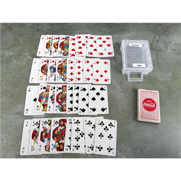 1965 German Bridge Coca Cola Playing Cards