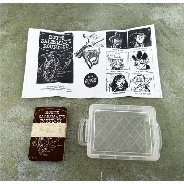 Coca Cola Route Salesman's Round-Up Playing Cards