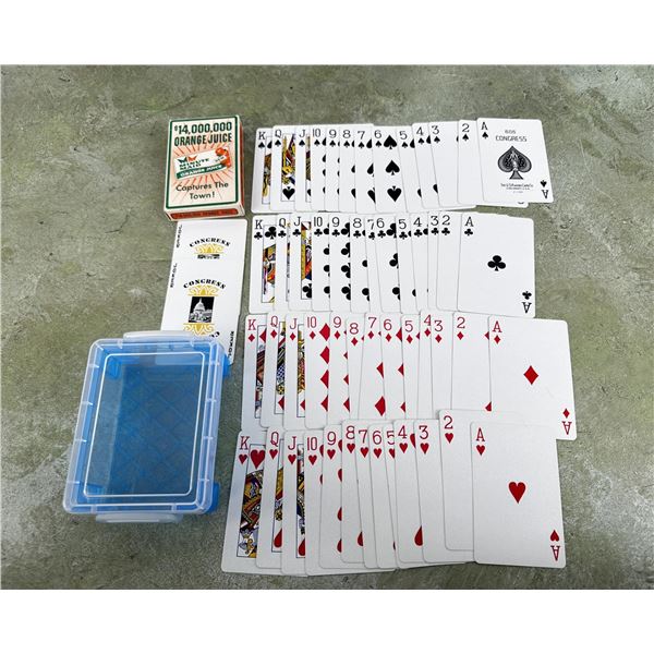 Minute Maid Orange Juice Playing Cards