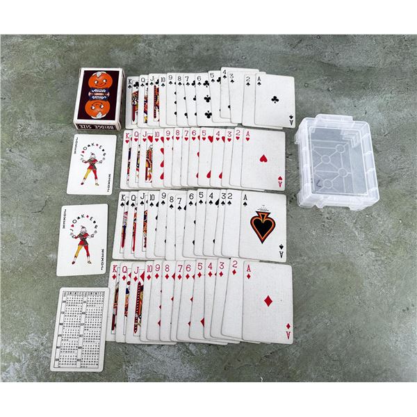 Smile Orange Soda Playing Cards