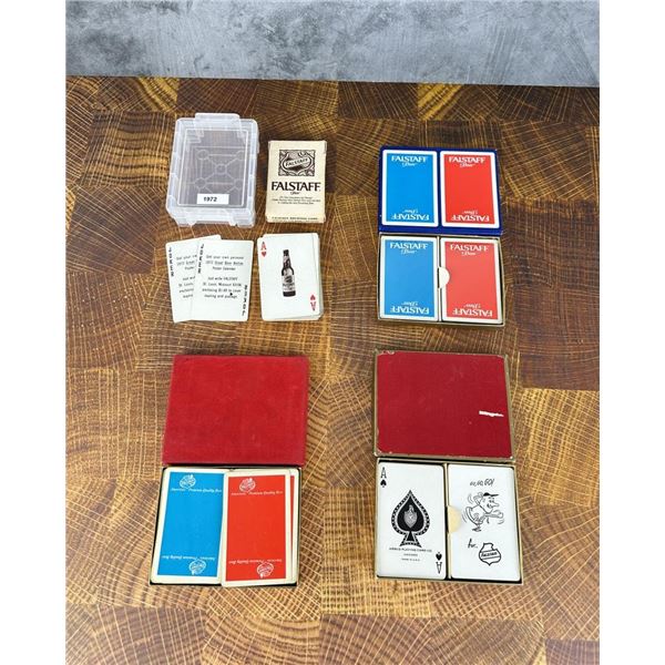 Falstaff Beer Playing Cards