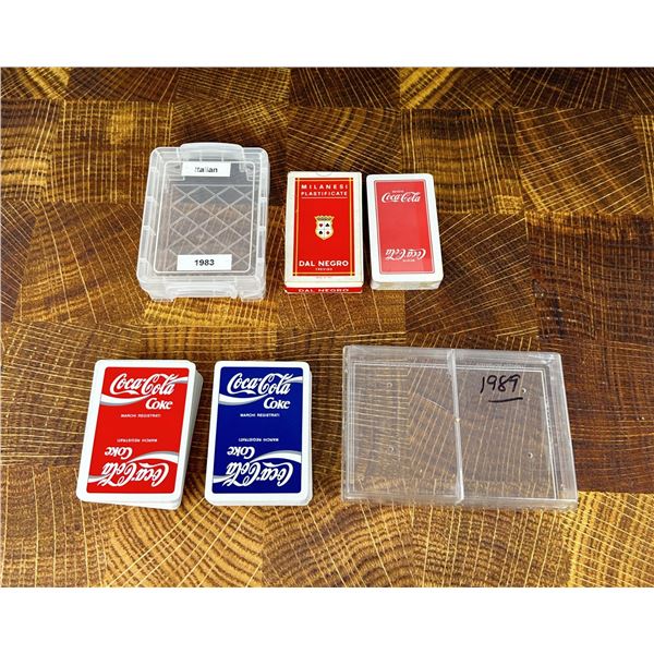 Italy Coca Cola Playing Cards