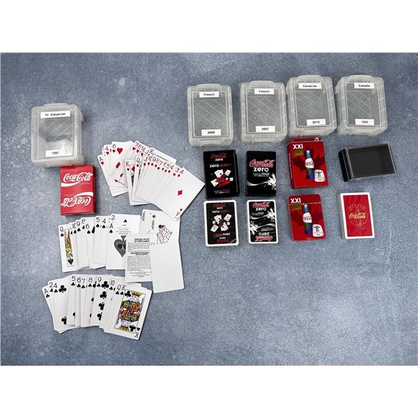 French Canadian Coca Cola Playing Cards