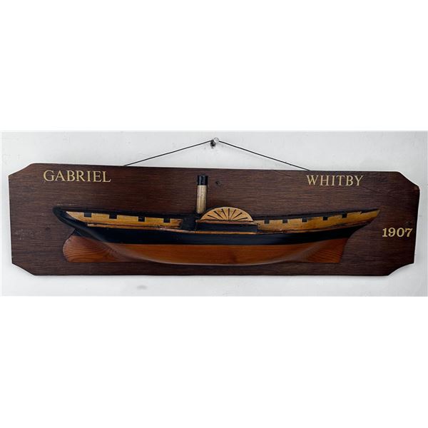 Gabriel Whitby 1907 Half Hull Model