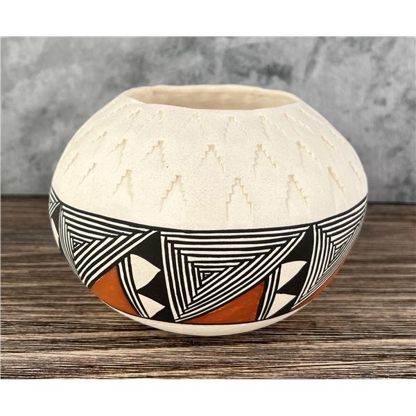 Mary Seymour Acoma Pueblo Indian Pot