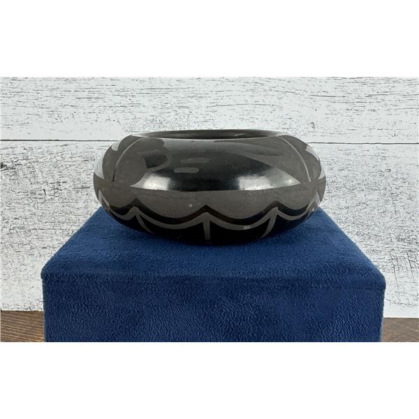 Mary Santa Clara Pueblo Indian Bowl