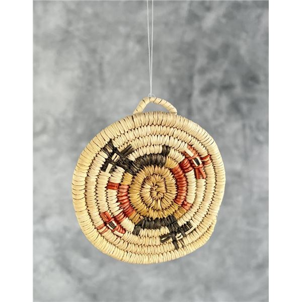 Ruby Saufkie Hopi Indian Coil Plaque Basket